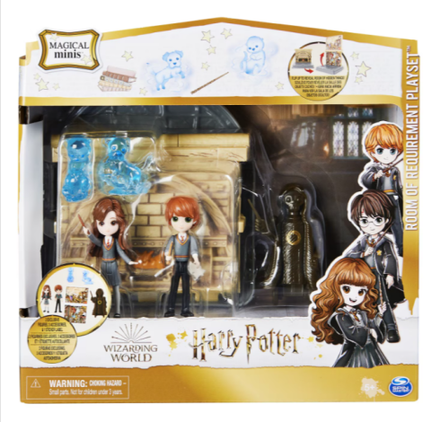 Jucării și jocuri - Set de joaca Harry Potter Magical Minis Camera Necesitatii Ron si Hermione