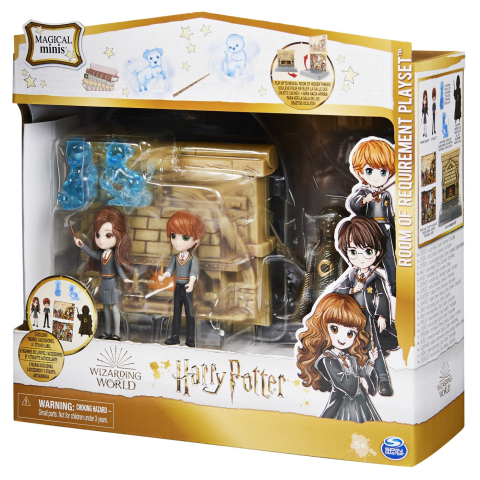 HARRY POTTER WIZARDING WORLD MAGICAL MINIS SET 2 FIGURINE RON WISLEAY SI HERMIONE GRANGER [6]