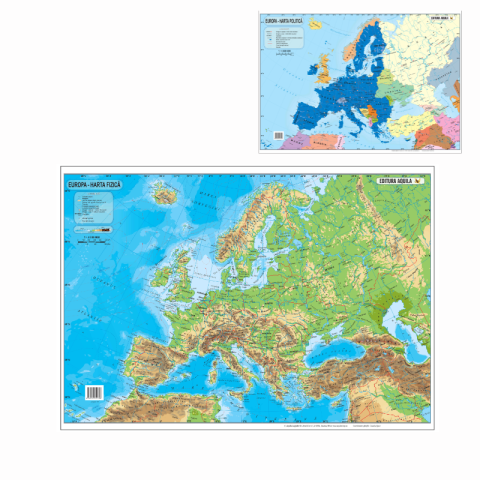 Noutăți Librăria Compas - Harta Europa 120 x 160 cm