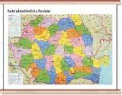 Ghiduri și hărți - Harta administrativa a Romaniei Cartographia 1:1.300.000