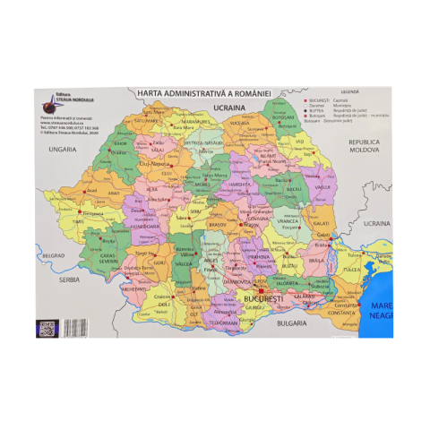Harta Romaniei administrativa si fizica A3 [1]