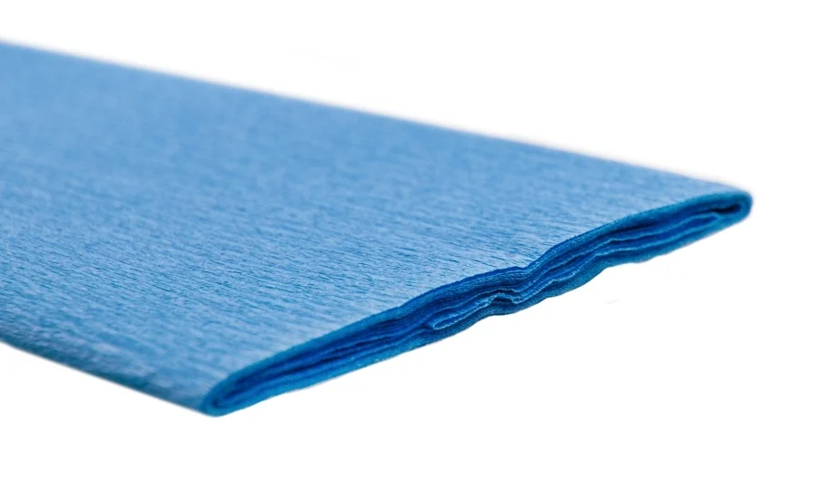 Hârtie pentru lucru manual - Hartie creponata Hobby 50x200 cm azuriu