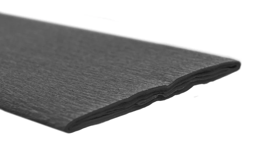 Hârtie pentru lucru manual - Hartie creponata Hobby 50x200 cm negru