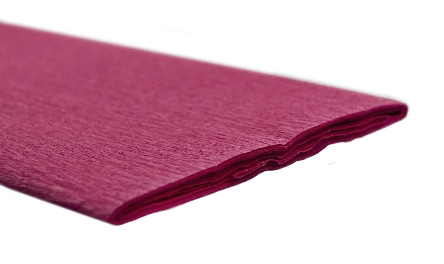 Hârtie pentru lucru manual - Hartie creponata Hobby 50x200 cm rosu purpuriu