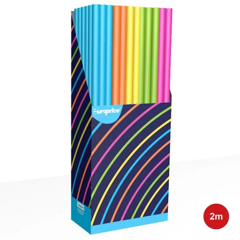 Noutăți Librăria Compas - Hartie de ambalat 70x200 cm neon culori diferite