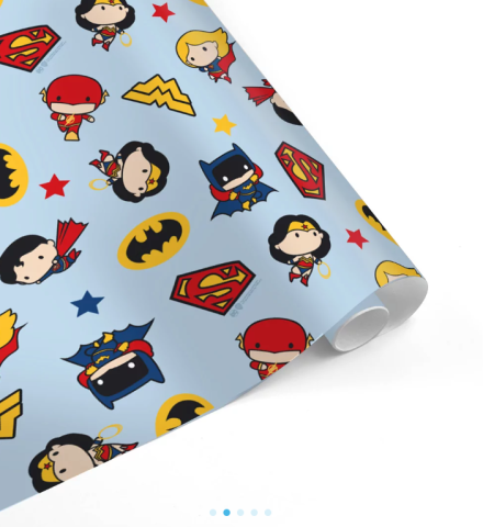 Hartie de ambalat DC Super Heroes 70 x 200 cm culori diferite [4]