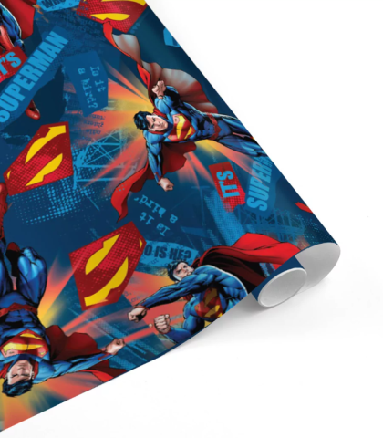 Hartie de ambalat DC Super Heroes 70 x 200 cm culori diferite [3]