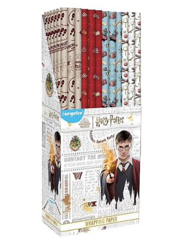Noutăți Librăria Compas - Hartie de ambalat Harry Potter 70 x 200 cm culori diferite