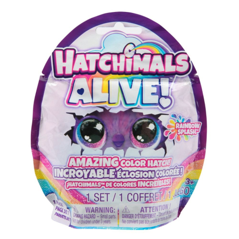 Figurina surpriza in ou Hatchimals Alive Rainbow Splash [10]