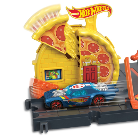 HOT WHEELS CITY EXPLORER SPEEDY PIZZA PICK UP [5]