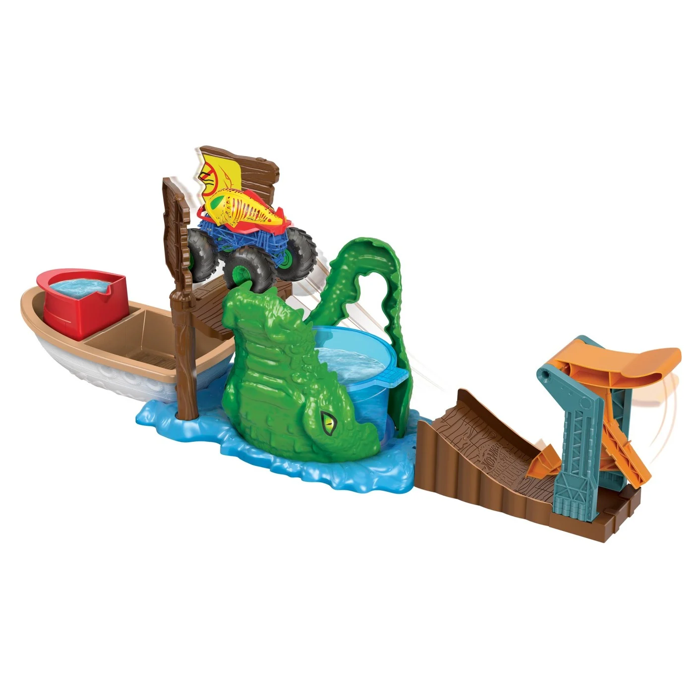 Hot Wheels Monster Truck Color Shifters Atacul Crocodilului [4]