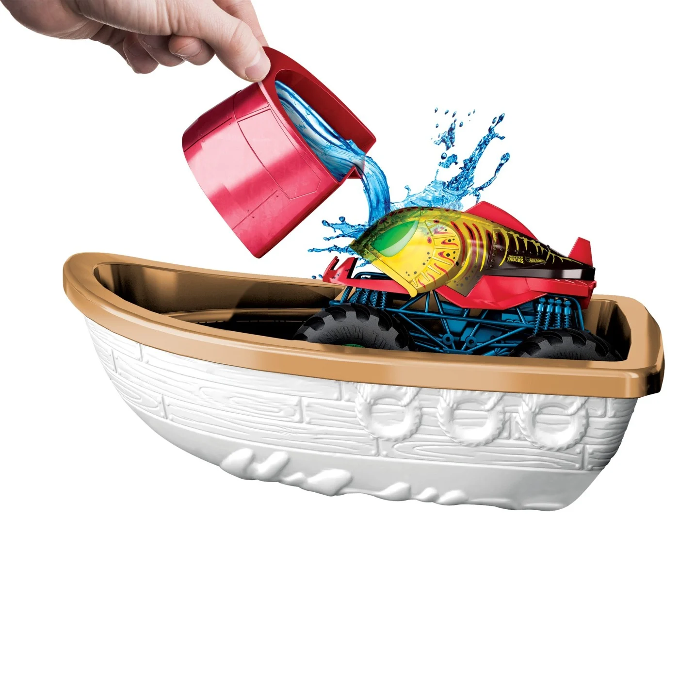 Hot Wheels Monster Truck Color Shifters Atacul Crocodilului [3]