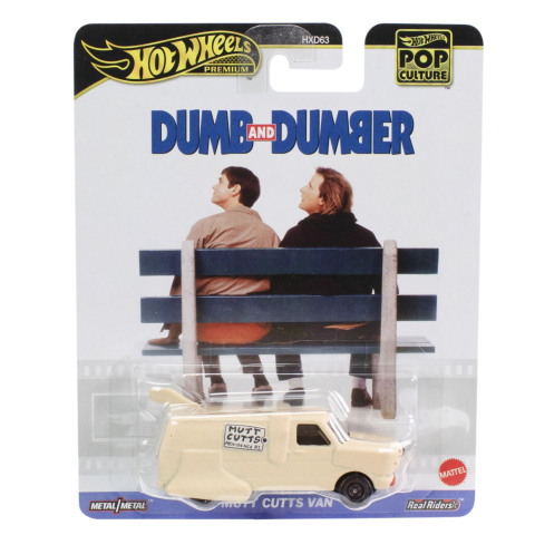 Mașinuțe de jucărie - HOT WHEELS POP CULTURE MASINUTA METALICA DUMB AND DUMBER MUTT CUTTS VAN SCARA 1:64