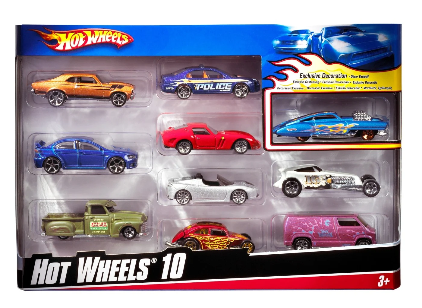 Hot Wheels set 10 masinute scara 1:64 Mattel [3]