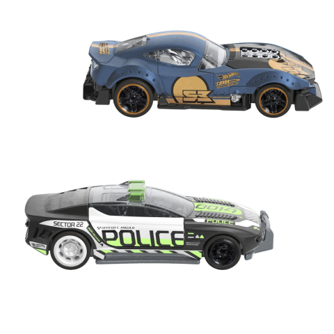 HOT WHEELS SET 2 MASINUTE METALICE PULL BACK MUSCLE AND BLOWN SI ALPHA PURSUIT 1:43 [2]