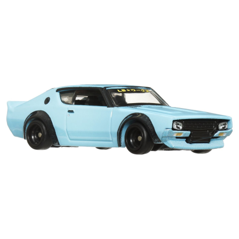 HOT WHEELS TRANSPORTATOR FLEET FLYER CU MASINUTA NISSAN SKYLINE 2000 GT-R LBWK SCARA 1:64 [6]