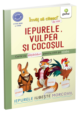 Cărți - Iepurele vulpea si cocosul. Invat sa citesc de mic