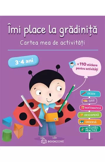 Cărți pentru copii - Imi place la gradinita 3-4 ani - Brigitte Salinas, Françoise Kretz-Idas