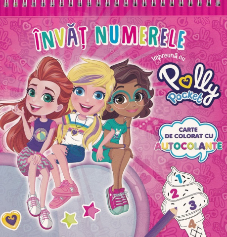 Cărți - Invat numerele impreuna cu Polly Pocket