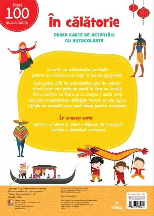 In calatorie. Prima carte de activitati cu autocolante [1]