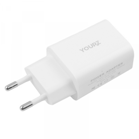 Incarcator rapid cu 2 porturi USB-A 100-240V [1]