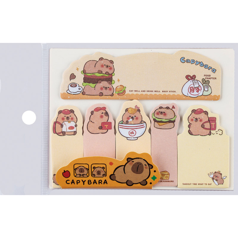 Index notes 15 pagini 50x14 mm Capybara Centrum [1]