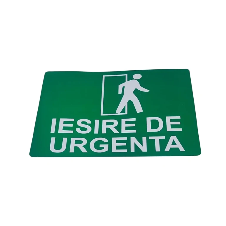 Artă și creativitate - Indicator semnalizare Iesire de urgenta