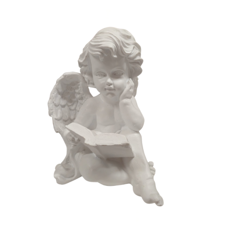 Casă și decorațiuni - Inger din rasina cu carte