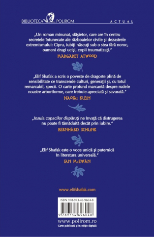 Insula copacilor disparuti – Elif Shafak [1]