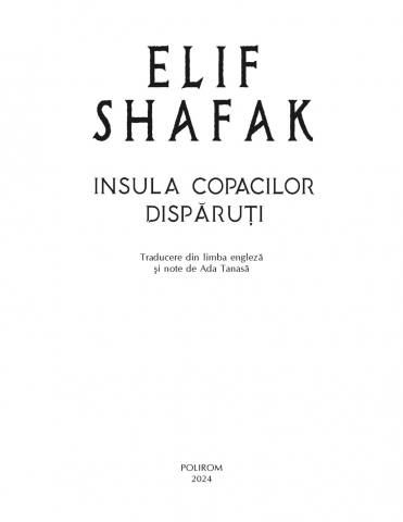 Insula copacilor disparuti – Elif Shafak [2]