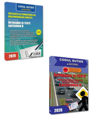 Intrebari si teste pentru obtinerea permisului auto categoria B - editia 2026 [1]