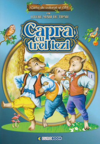 Cărți - Capra cu trei iezi Carte de colorat