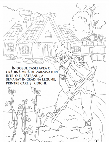 Ridichea uriasa Carte de colorat [2]