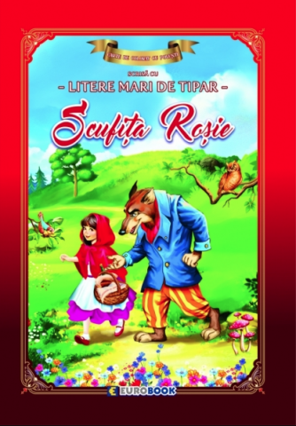 Cărți de colorat - Scufita Rosie. Carte de colorat
