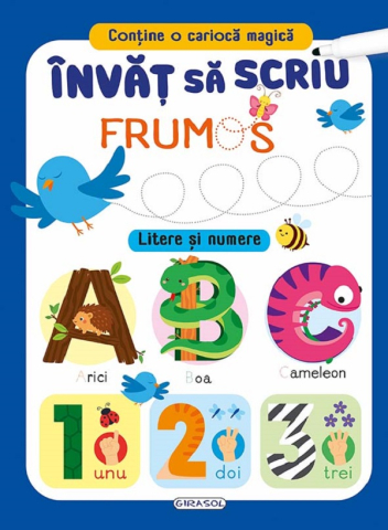 Cărți - Invat sa scriu frumos. Litere si numere