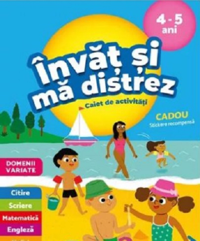 Cărți pentru copii - Invat si ma distrez 4-5 ani - Stephanie Grison