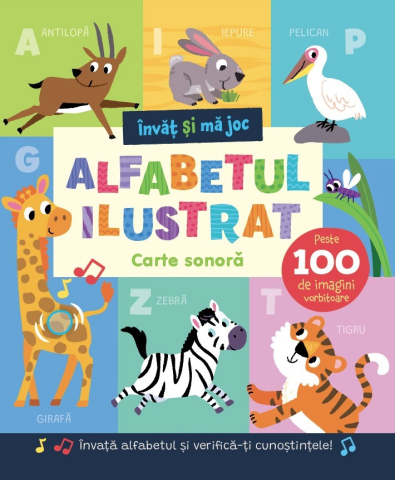 Noutăți Librăria Compas - Invat si ma joc - Alfabetul ilustrativ – Carte sonora