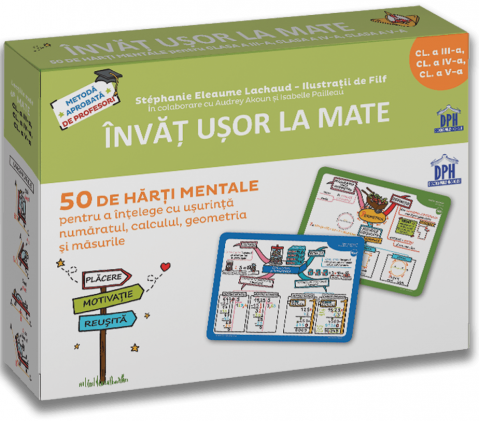 Cărți - Învăț ușor la mate – Vol. II, clasa a III-a, a IV-a, a V-a – Stéphanie Eleaume-Lachaud
