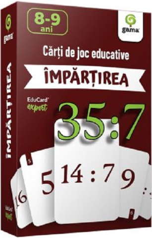 Noutăți Librăria Compas - Carti de joc educative. Impartirea 8-9 ani