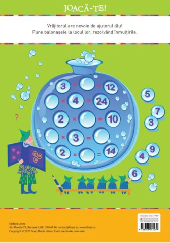 Invata si exerseaza! Tabla inmultirii + exercitii (planse educationale) [1]
