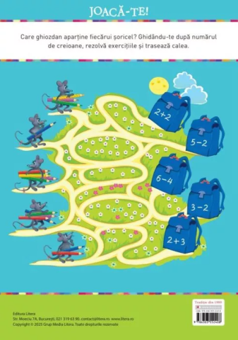 Invata si exerseaza! Scaderea + exercitii (planse educationale) [1]