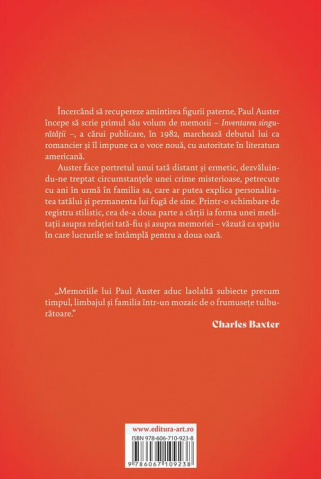 Inventarea singuratatii - Paul Auster [1]