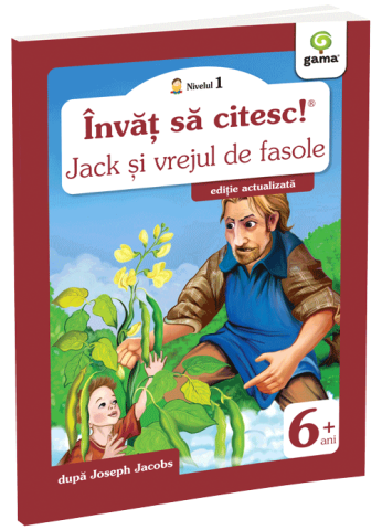 Cărți ilustrate și interactive - Jack si vrejul de fasole. Invat sa citesc! Nivelul 1 - Joseph Jacobs