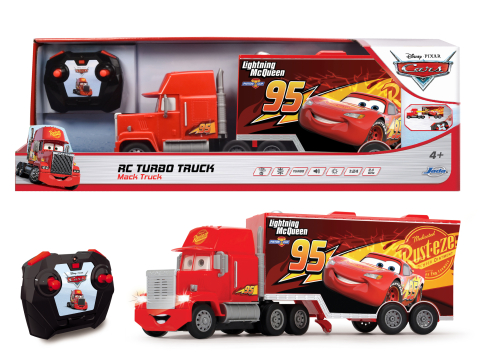 Masinuțe cu telecomandă - JADA CARS CAMION CU TELECOMANDA TURBO MACK SCARA 1:24
