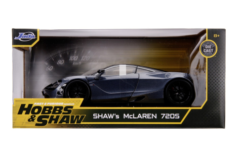 Jucării și jocuri - JADA FAST AND FURIOUS MASINUTA METALICA SHAW S MCLAREN 720S SCARA 1:24