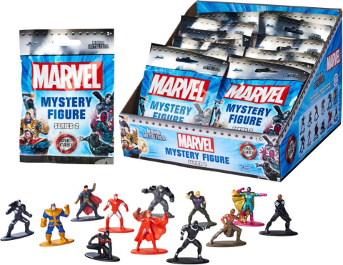 Jucării și jocuri - Figurina metalica Jada Toys Marvel 4 cm modele diferite