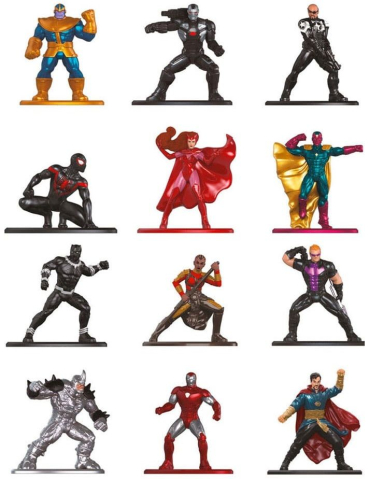 Figurina metalica Jada Toys Marvel 4 cm modele diferite [2]