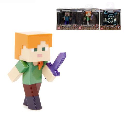 Noutăți Librăria Compas - Jada Minecraft Figurina Metalica 6.5 cm modele diferite
