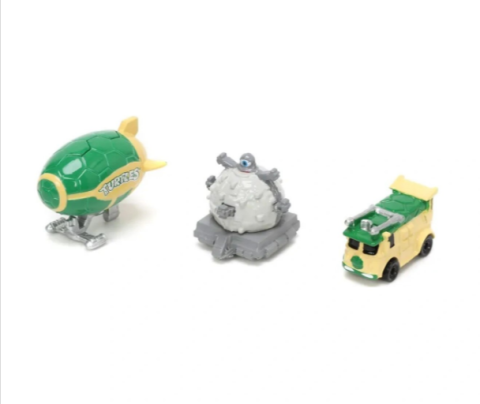 Jada set 3 masinute metalice Testoasele Ninja 4cm Ninja Turtles [1]