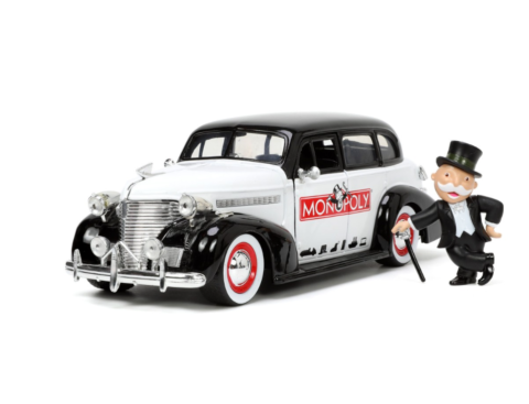 Set figurina si masinuta Jada Toys Monopoly 1939 Chevrolet Master Deluxe [1]